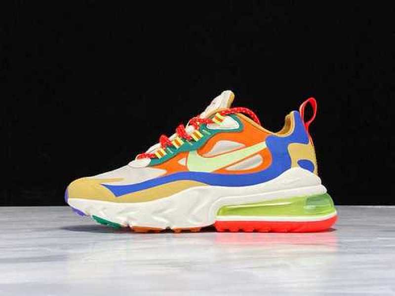 Nike AIR MAX 270 REACT ORANGE/MULTI-COLOR · CQ4805-071, photo 1