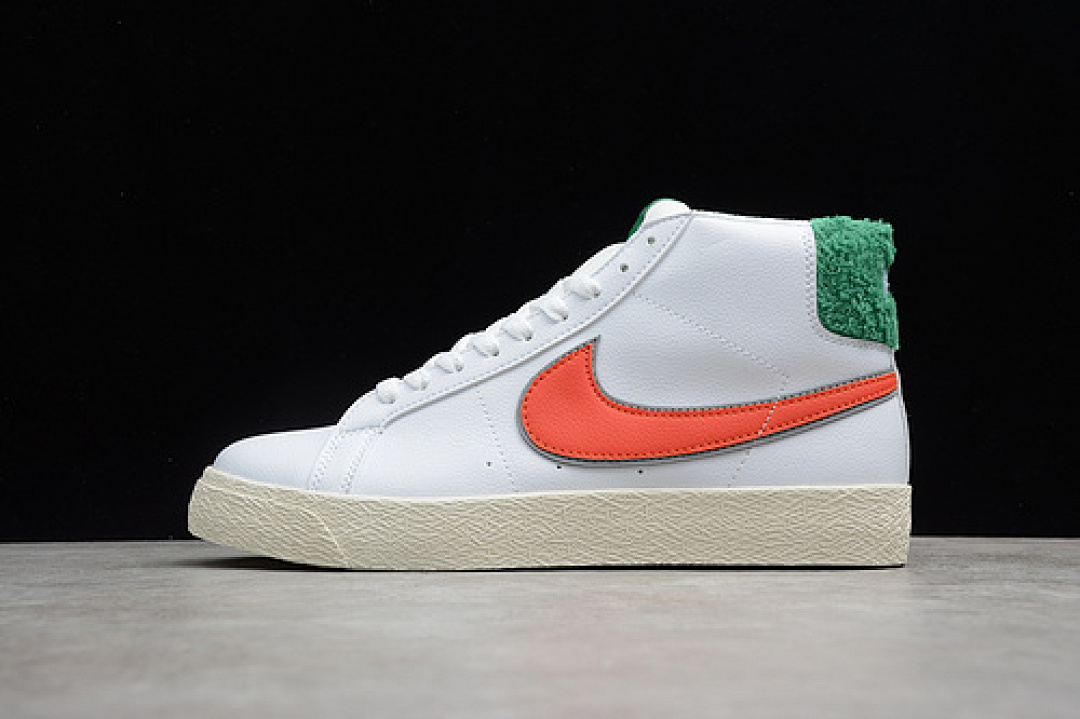 Unbranded [CJ6983-103]-[SB ZOOM BLAZER MID PRM WHITE/GREEN-ORANGE]-[WOMAN:36-39]-[MAN:40-45], photo 1