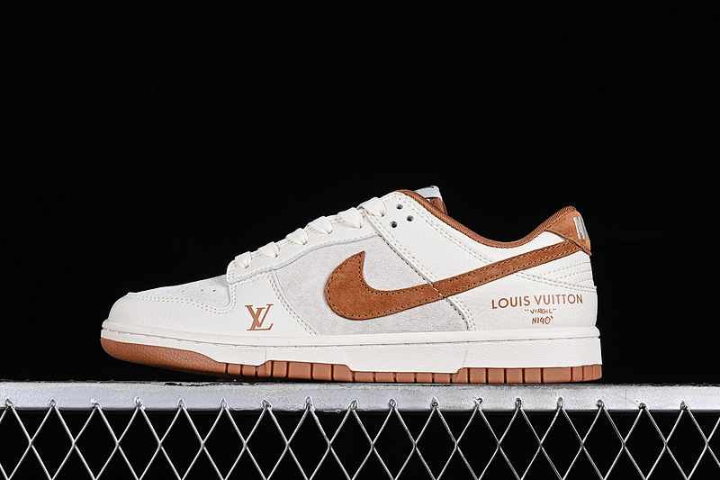 Nike SB DUNK LOW L*V WHITE/GREY/BROWN · FC1688-133, photo 1