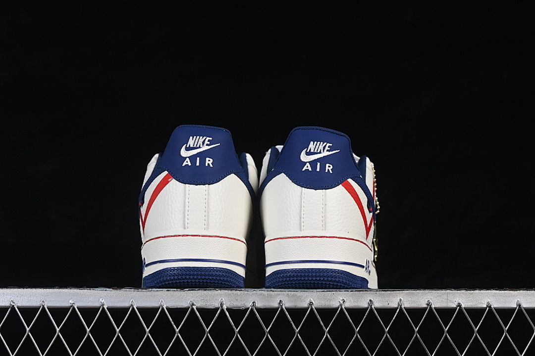 Nike [XY9025-011]-[AIR FORCE 1 07 LOW CASUAL SNEAKERS WHITE/BLUE/RED]-[WOMAN:36-39]-[MAN:40-45] - Image 14