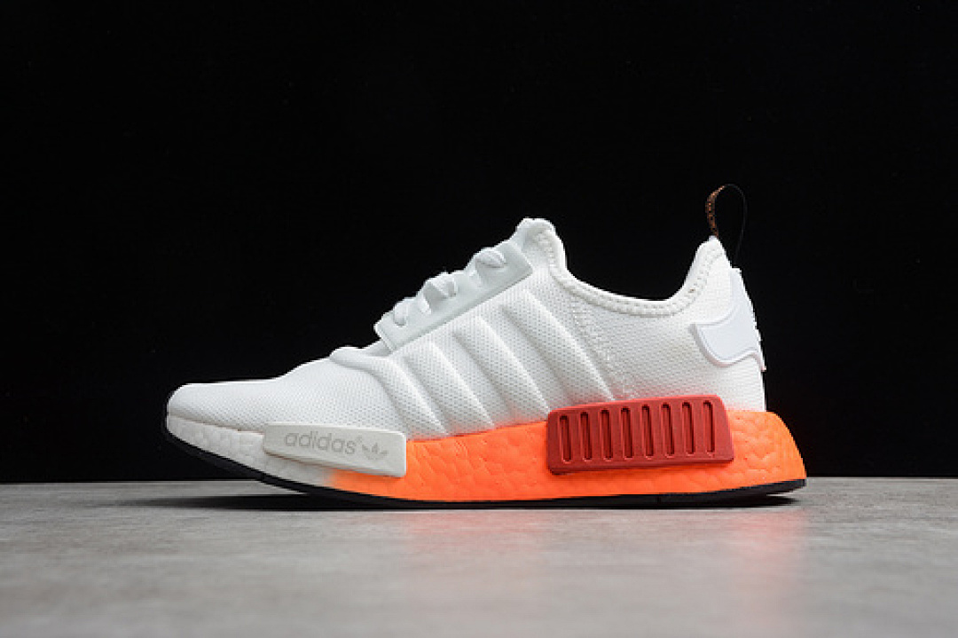NMD_R1 SHOES CLOUD WHITE/CORE BLACK/SOLAR RED · EF5860, photo 1