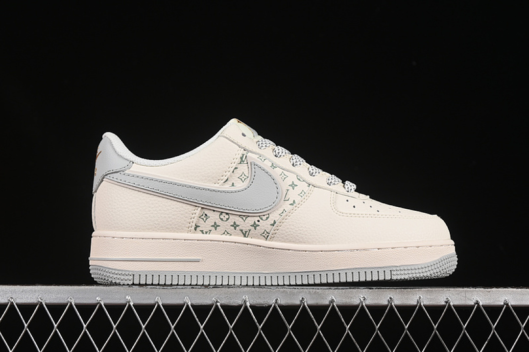 Nike [XX3168-159]-[AIR FORCE 1 07 LOW LV WHITE/GREY/GOLD]-[WOMAN:36-39]-[MAN:40-45] - Image 16