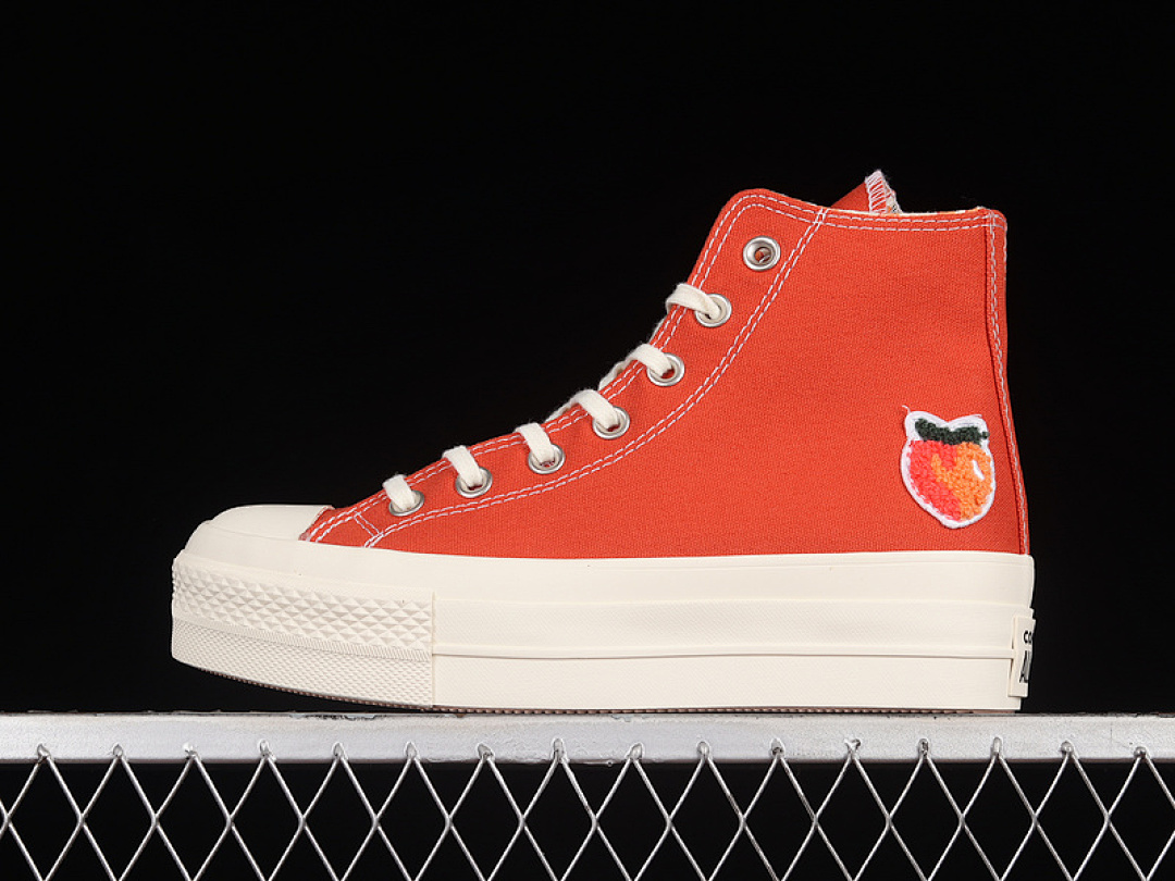 Converse [A03175C]-[CHUCK TAYLOR ALL STAR LIFT PLATFORM HIGH PEACHES MANTRA ORANGE/EGRET/BLACK]-[35-40], photo 1