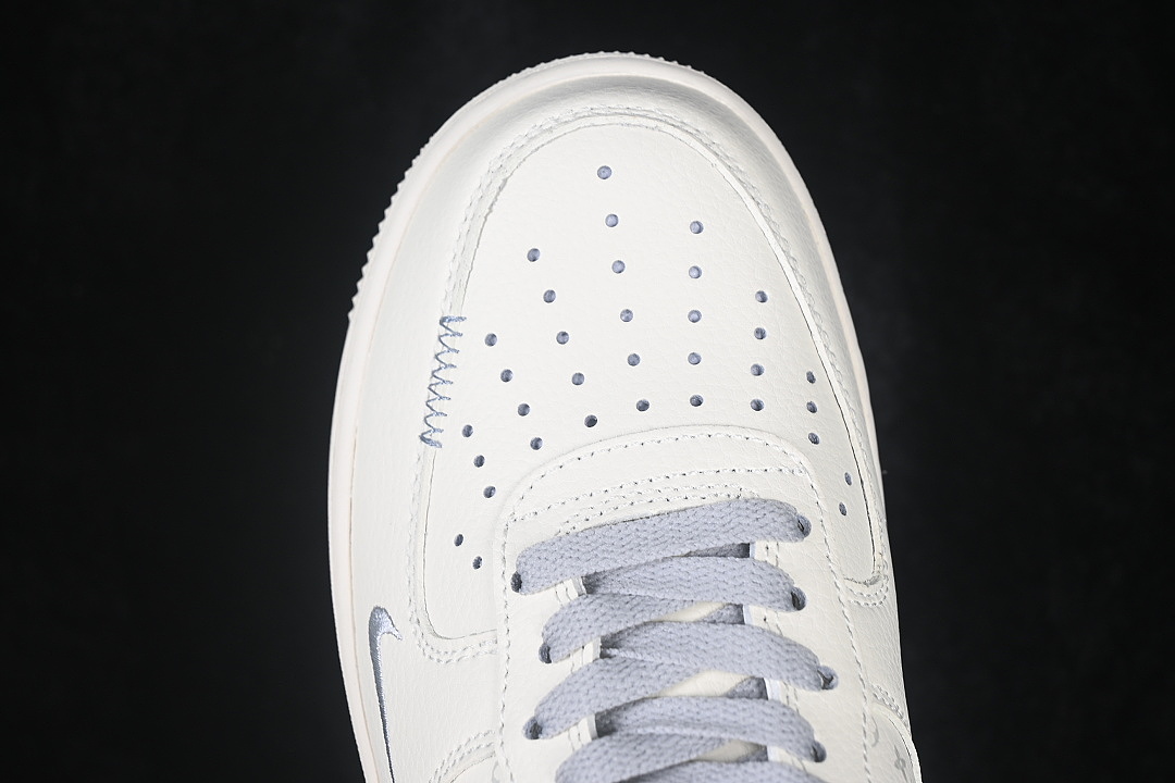 Nike [GS2288-014]-[AIR FORCE 1 07 LOW CASUAL SNEAKERS WHITE/GREY]-[WOMAN:36-39]-[MAN:40-45] - Image 10