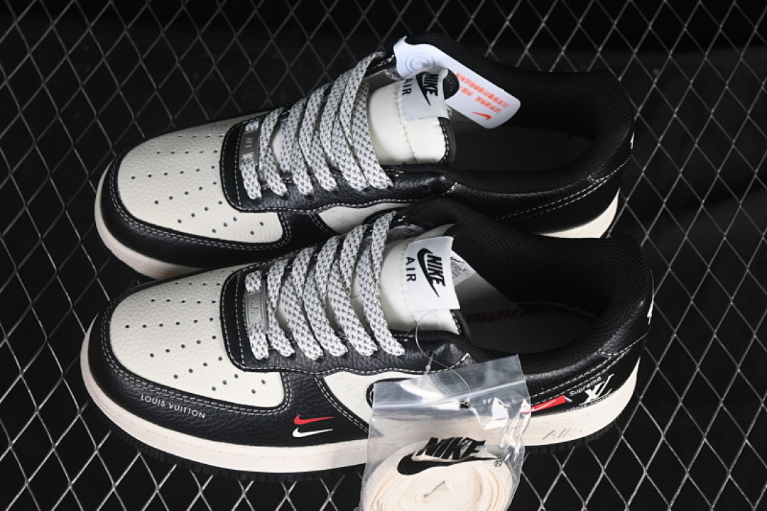 Nike [MZ9588-813]-[AIR FORCE 1 07 LOW WHITE/BLACK]-[WOMAN:36-39]-[MAN:40-45] - Image 11