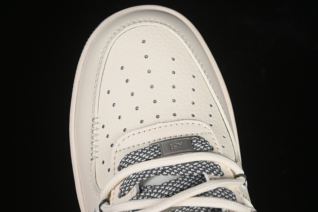 Nike [DM6868-100]-[AIR FORCE 1 07 LOW LV WHITE/GREY]-[WOMAN:36-39]-[MAN:40-45] - Image 10