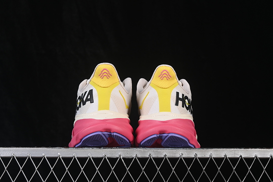 On Running [1127896-EDBD]-[KNITTED MESH RUNNING SHOES WHITE/PINK/YELLOW]-[WOMAN:36-39]-[MAN:40-41] - Image 14