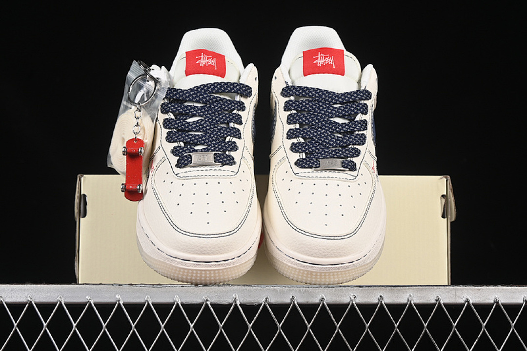 Nike [HH7518-072]-[AIR FORCE 1 07 LOW WHITE/BLUE/RED]-[WOMAN:36-39]-[MAN:40-45] - Image 13
