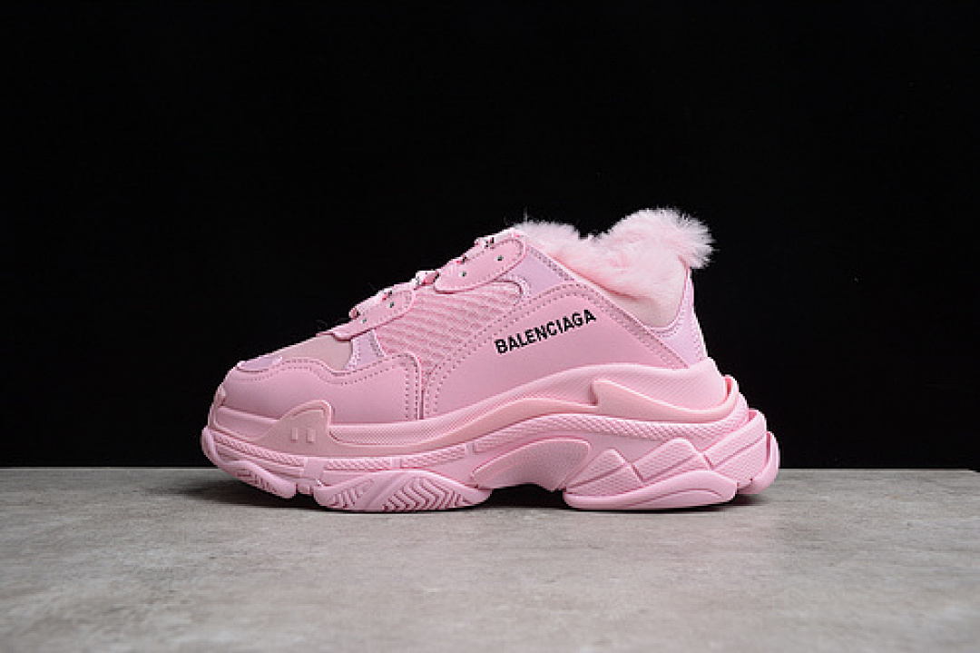 Unbranded [68562-W3CQ5-5000]-[BA*LEN*CIAGA TRIPLE S SNEAKERS PINK/PINK/BLACK]-[WOMAN:35-39]-[MAN:40-46], photo 1