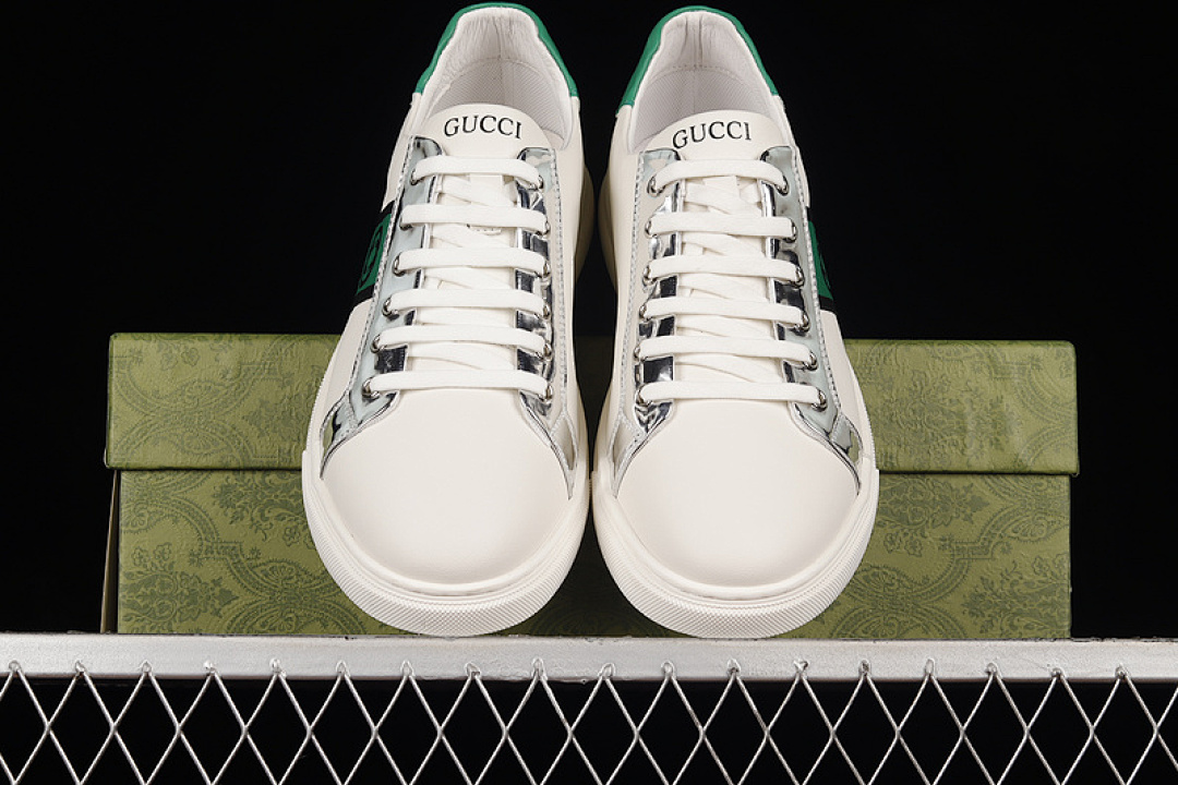 Gucci [9Y9209666]-[GU*CCI SCREENER GG HIGH-TOP SNEAKER WHITE/GREEN/BLACK]-[MAN:38-44] - Image 12