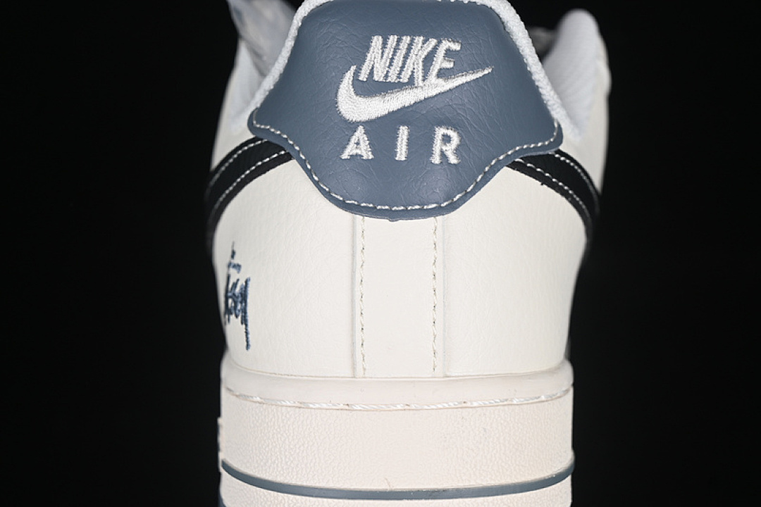 Nike [XZ6188-761]-[AIR FORCE 1 07 LOW WHITE/GREY/BLUE/BLACK]-[WOMAN:36-39]-[MAN:40-45] - Image 7