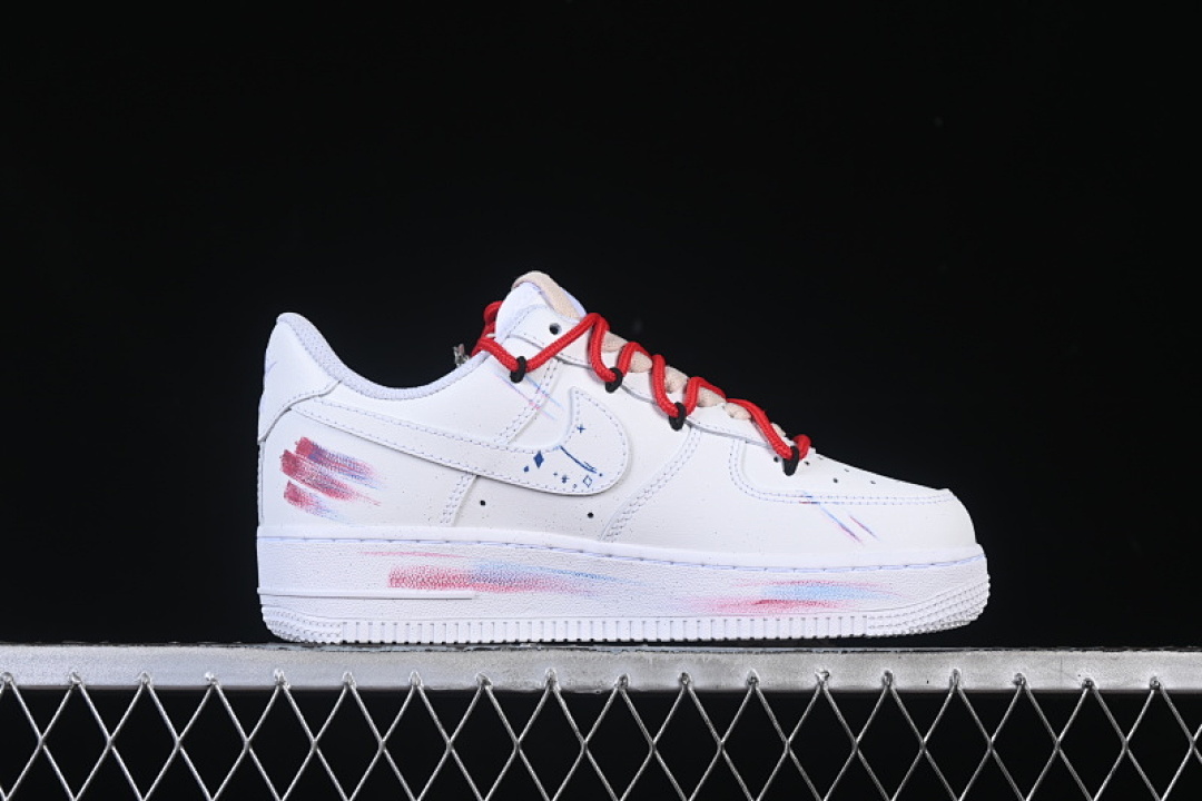 Nike [521-621]-[AIR FORCE 1 07 LOW GEMINI WHITE/RED]-[WOMAN:36-39]-[MAN:40-45] - Image 16