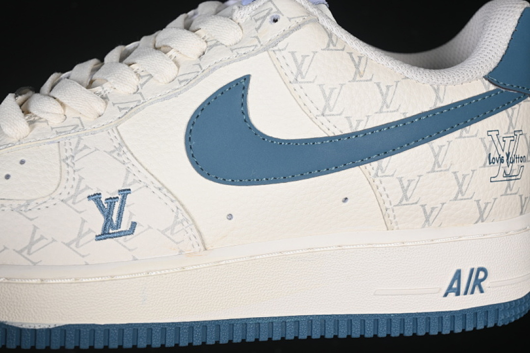 Nike [BZ6880-105]-[AIR FORCE 1 07 LOW LV WHITE/BLUE]-[WOMAN:36-39]-[MAN:40-45] - Image 7