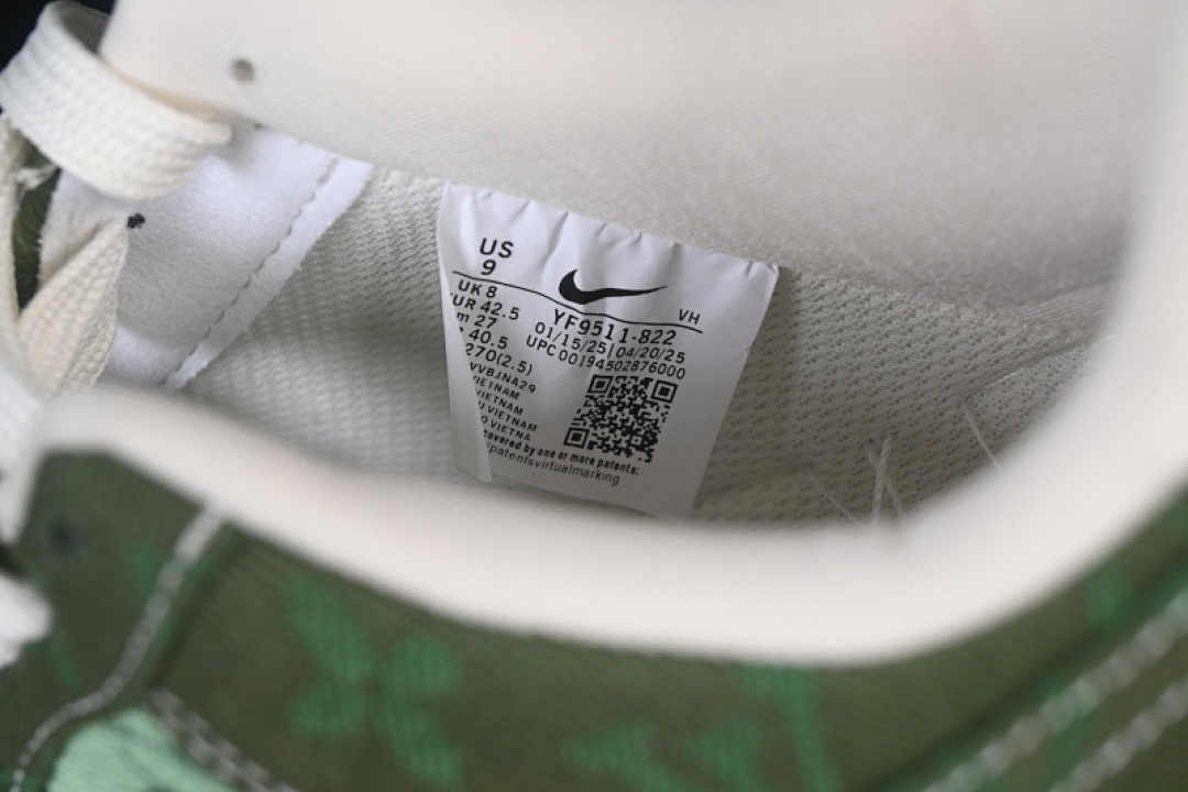 Nike [YF9511-822]-[AIR FORCE 1 07 LOW CASUAL SHOES DARK GREEN/WHITE]-[WOMAN:36-39]-[MAN:40-45] - Image 5