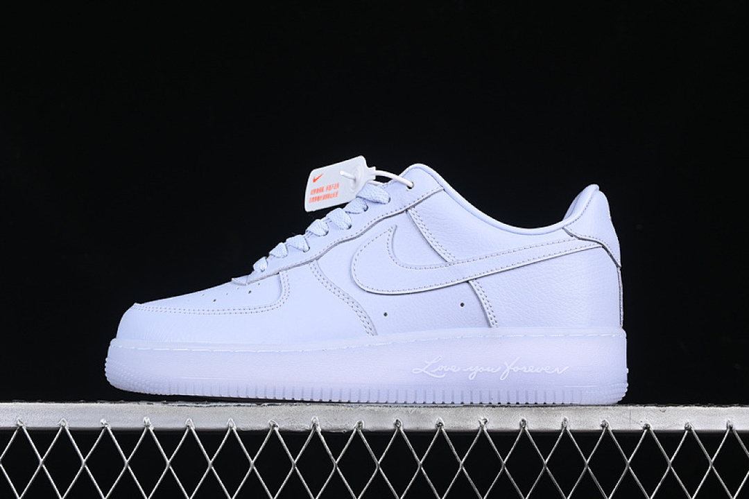 Nike [CZ8065-500]-[AIR FORCE 1 07 LOW PALEST PURPLE/COBALT TINT/METALLIC SILVER]-[UNISEX:36-45] - Image 2