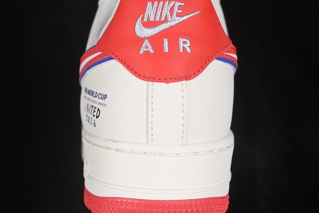 Nike [DD1982-368]-[AIR FORCE 1 07 LOW CASUAL SNEAKERS RED/WHITE]-[WOMAN:36-39]-[MAN:40-45] - Image 6