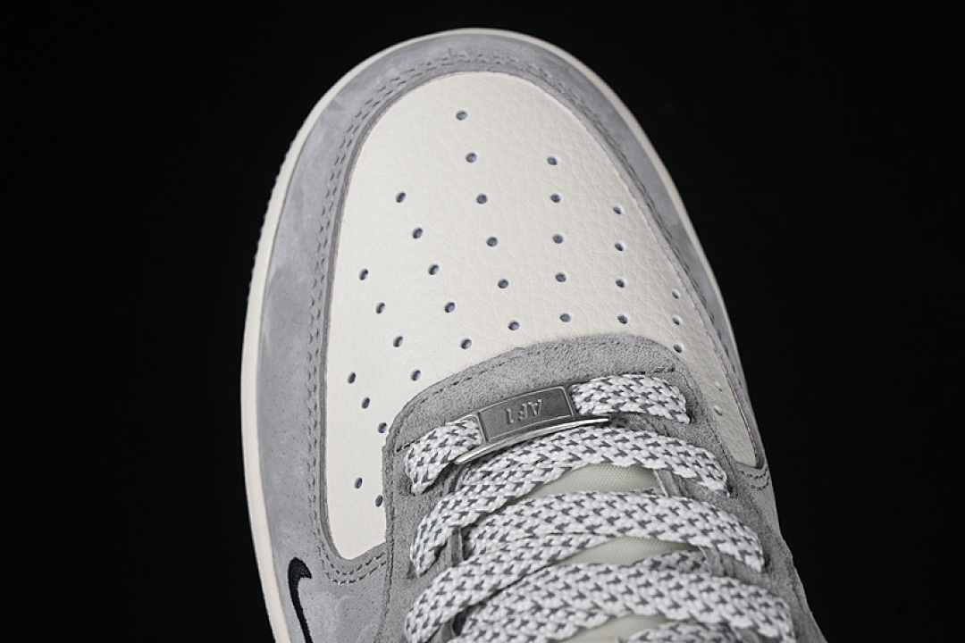 Nike [XZ6188-763]-[AIR FORCE 1 07 LOW WHITE/GREY/BLACK]-[WOMAN:36-39]-[MAN:40-45] - Image 10