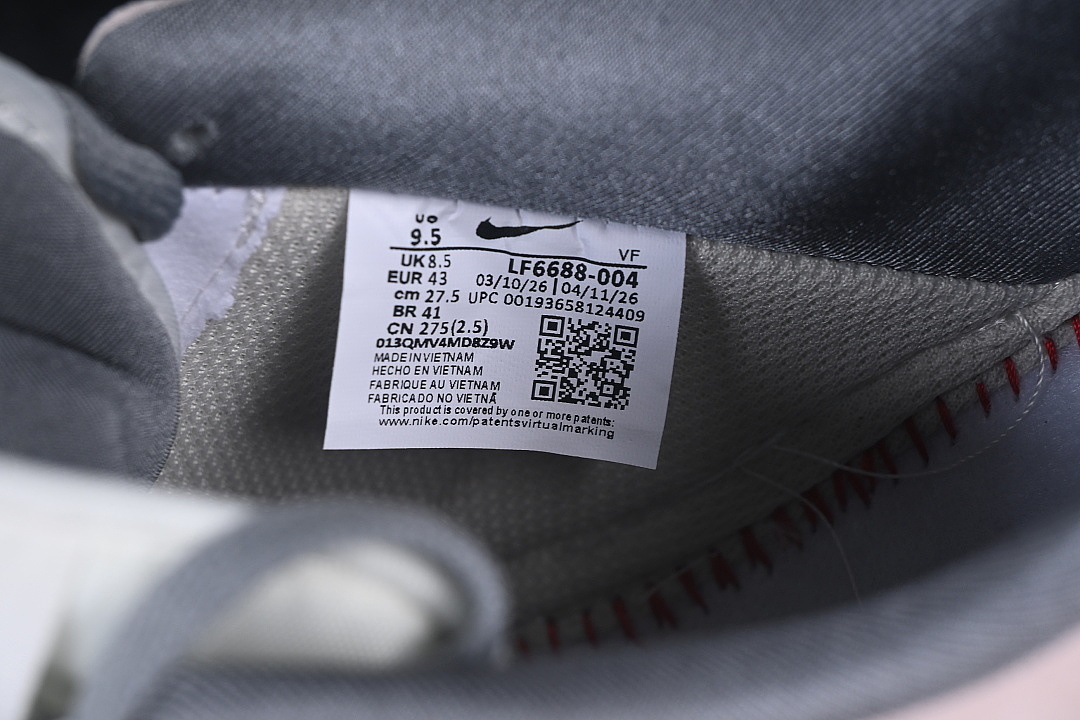 Nike [LF6688-004]-[AIR FORCE 1 07 LOW CASUAL SNEAKERS VIOLET/WHITE/GREY]-[WOMAN:36-39]-[MAN:40-45] - Image 5