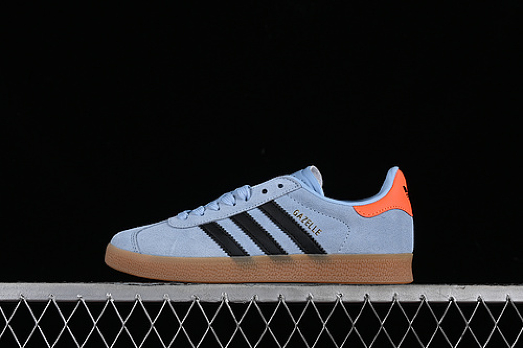 Adidas ORIGINALS GAZELLE BLUE/BLACK/BROWN/ORANGE · JI2076, photo 1