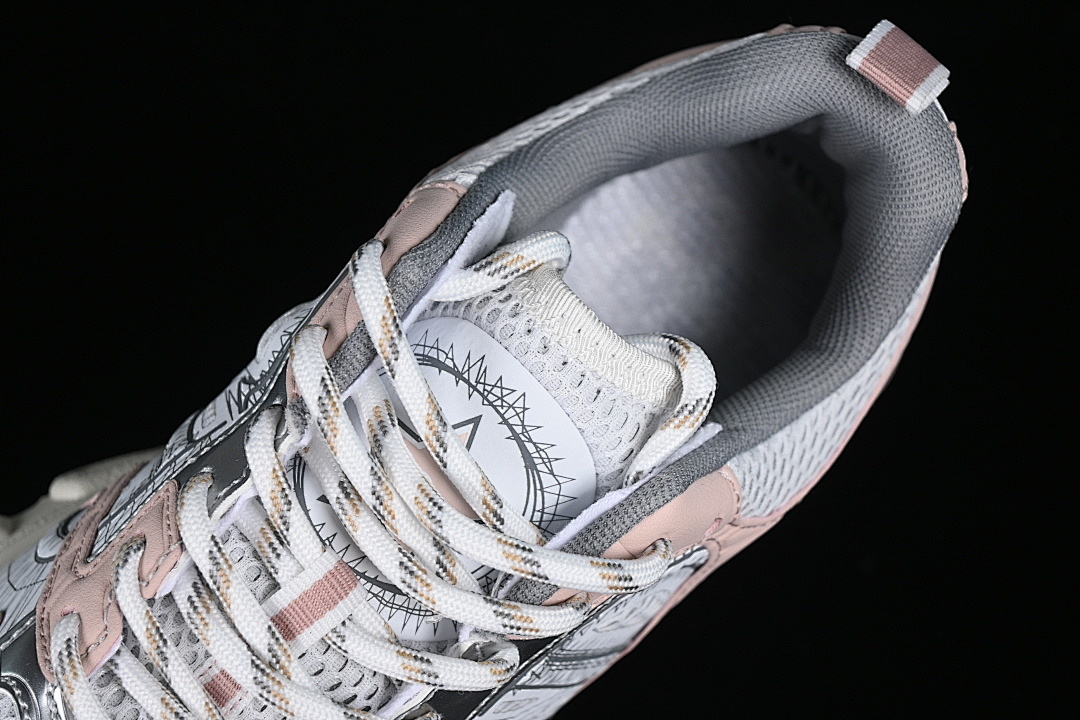 On Running [ROUND TOED LACE UP CASUAL SPORTS RUNNING SHOES WHITE/PINK/SILVER]-[WOMAN:36-39]-[MAN:40-45] - Image 5
