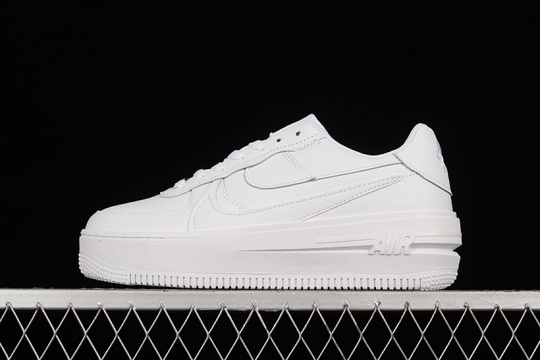 Nike [DJ9946-100]-[AIR FORCE 1 PLT.AF.ORM WHITE/SUMMIT WHITE-WHITE]-[WOMAN:36-39]-[MAN:40-44], photo 1