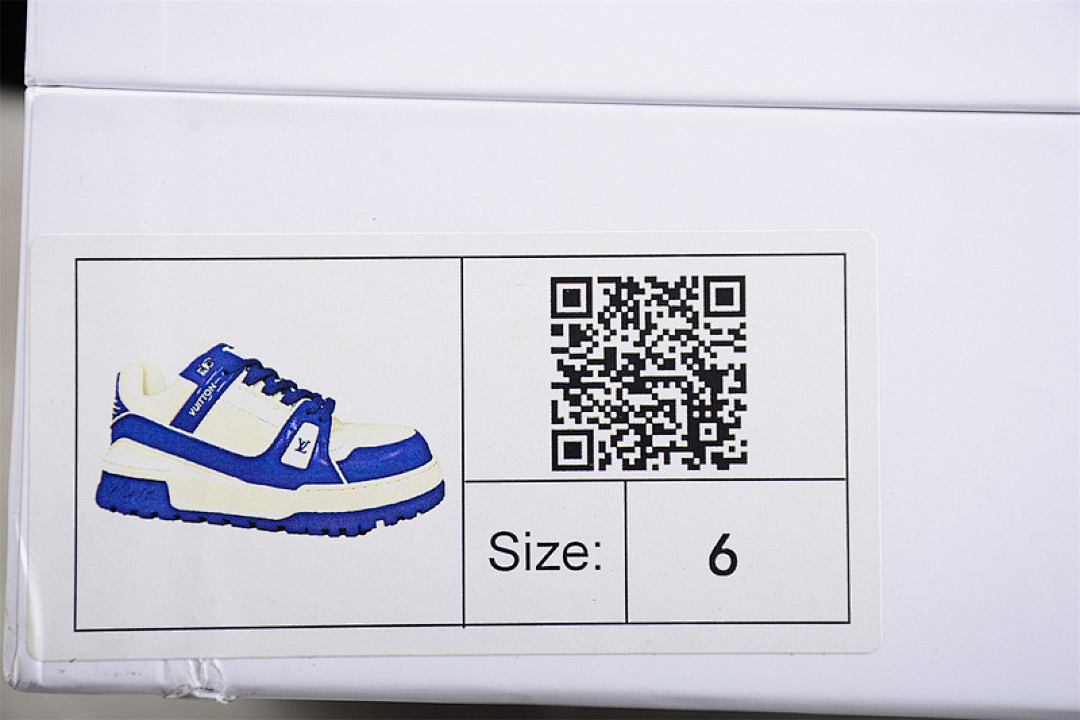Louis Vuitton [L*V TRAINER SNEAKERS DARK BLUE/WHITE/DARK BLUE]-[WOMAN:35-40]-[MAN:39-45] - Image 2