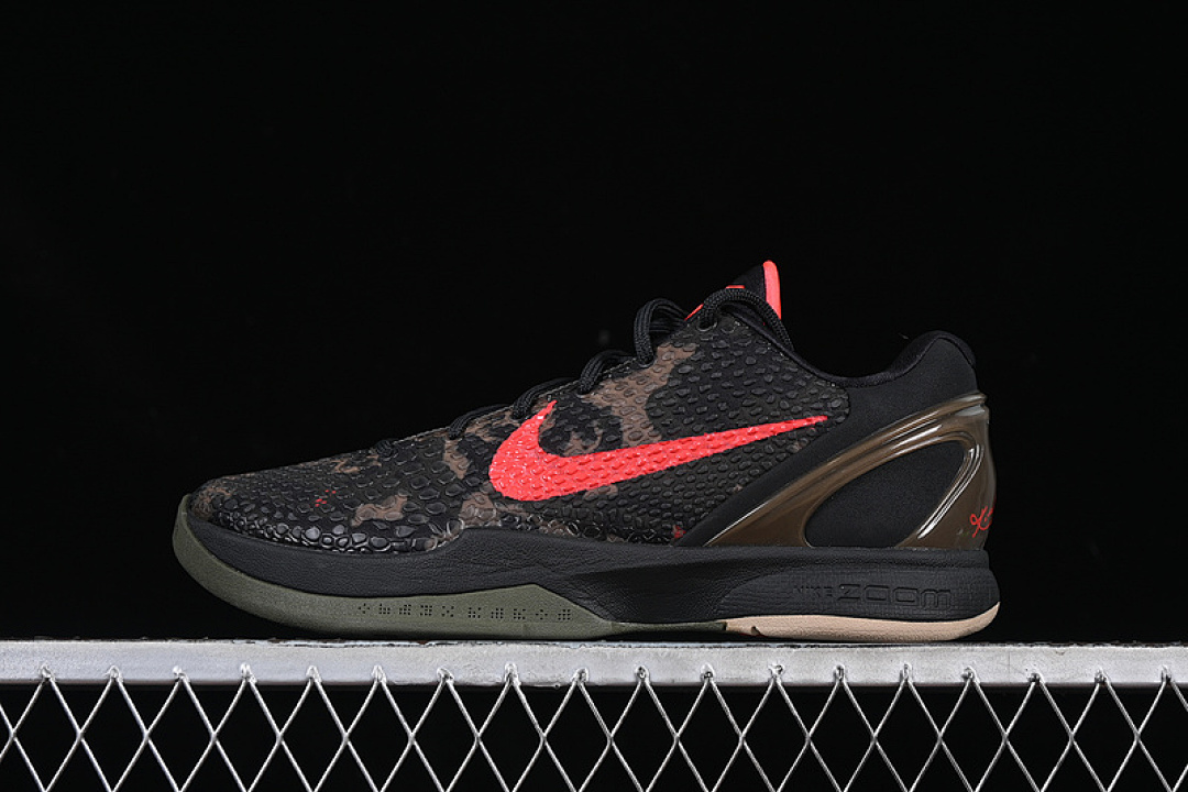 Nike [FQ3546-001]-[KOBE VI PROTRO 6 BLACK/CRIMSON BOG/KHAKI]-[MAN:40-46] - Image 2