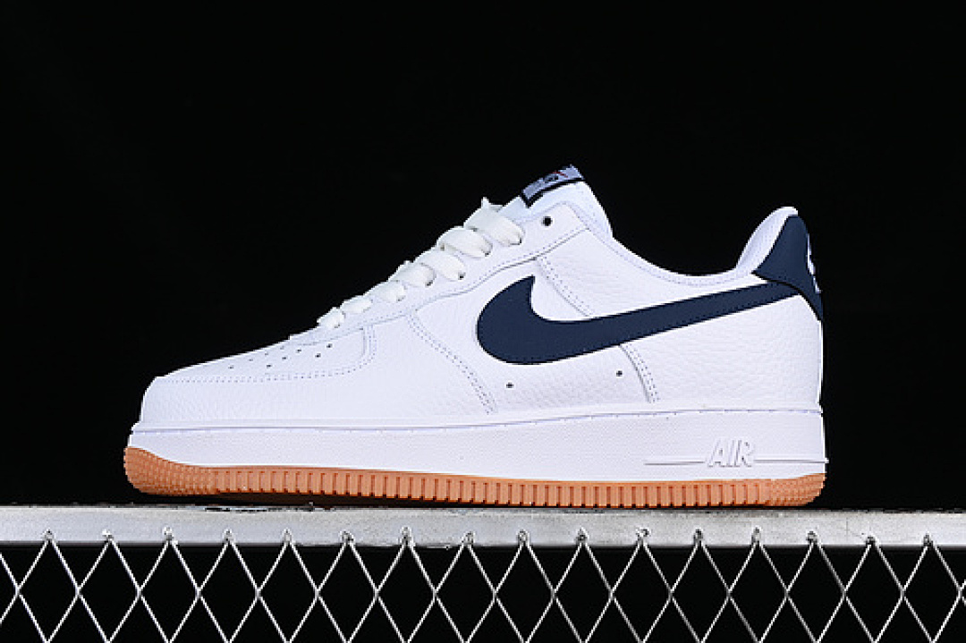 Nike Nike AIR FORCE 1 LOW OBSIDIAN GUM WHITE/UNIVERSITY RED-GUM MEDIUM BROWN-OBSIDIAN · CI0057-100, photo 1