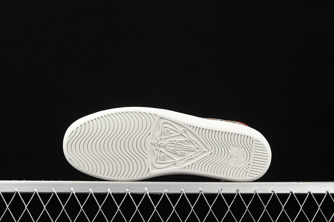 Gucci [GU*CCI ACE EMBROIDERED LOW-TOP SNEAKERS KHAKI/GREEN/RED]-[WOMAN:35-39]-[MAN:40-44] - Image 14