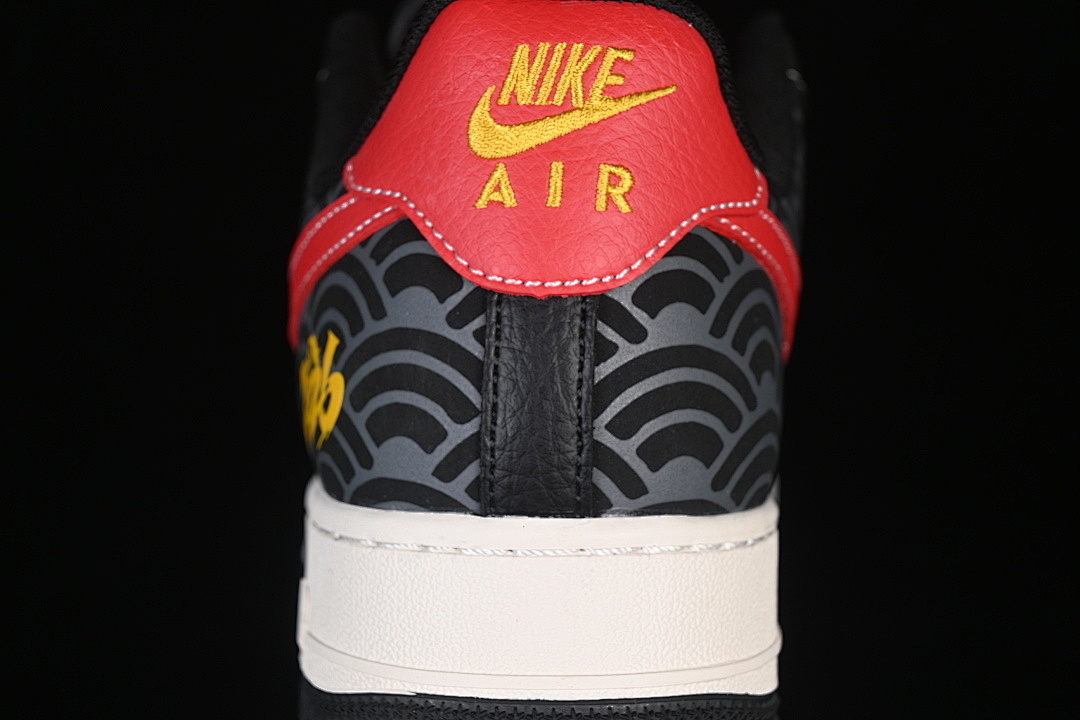 Nike [MZ9588-829]-[AIR FORCE 1 07 LOW CASUAL SNEAKERS WHITE/BLACK/RED]-[WOMAN:36-39]-[MAN:40-45] - Image 7
