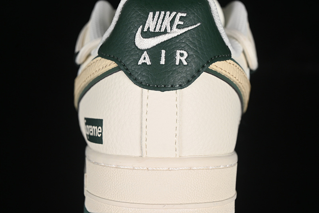 Nike [DM6868-057]-[AIR FORCE 1 07 LOW SUPREME BEIGE/GREEN/WHITE]-[WOMAN:36-39]-[MAN:40-45] - Image 7
