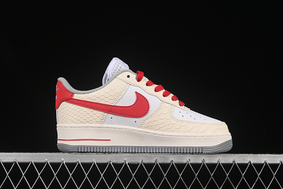 Nike [DX2678-100]-[AIR FORCE 1 07 LOW WHITE/YELLOW/RED]-[WOMAN:36-39]-[MAN:40-45] - Image 16