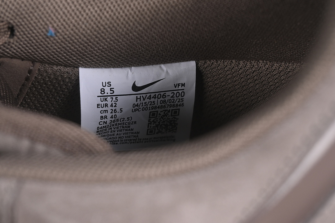 Nike [HV4406-200]-[AIR FORCE 1 07 LOW CASUAL SNEAKERS BROWN/GREY]-[WOMAN:36-39]-[MAN:40-46] - Image 5