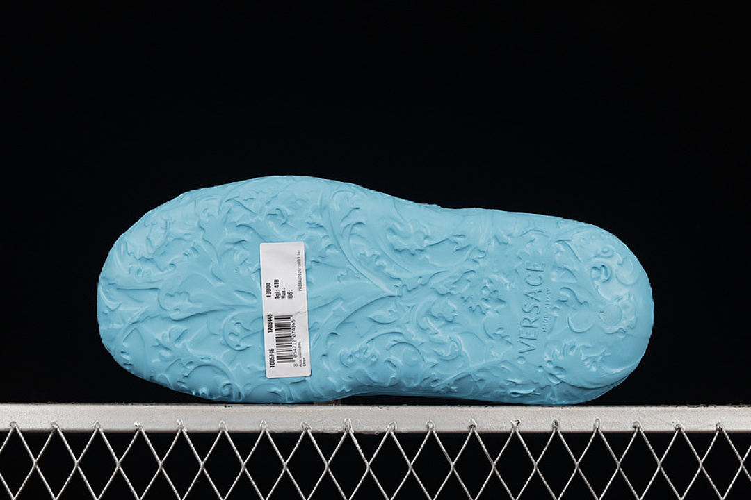 Versace [1GB00]-[VER*SACE MEDUSA DIMENSION SLIPPERS BLUE/BLUE/BLUE]-[WOMAN:36-39]-[MAN:40-45] - Image 10