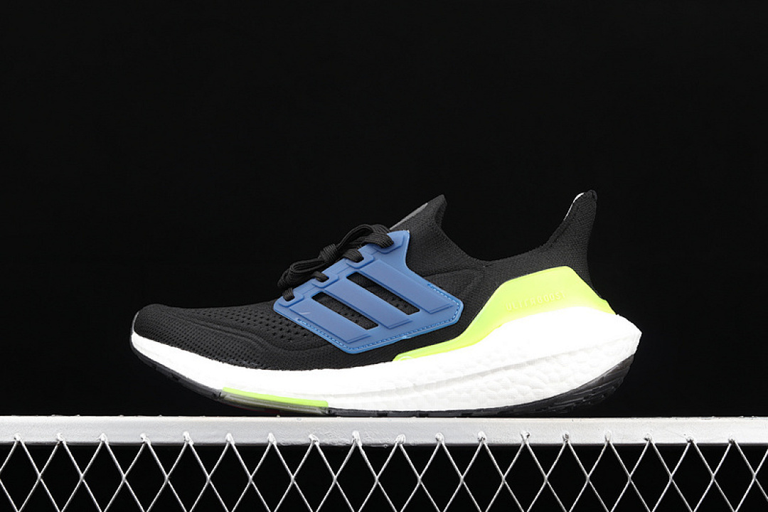 Unbranded [FY0568]-[ULTRABOOST 21 SHOES CORE BLACK/GREEN/CLOUD WHITE]-[WOMAN:36-39]-[MAN:40-45], photo 1