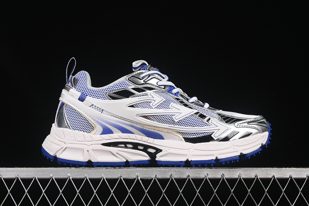 Hoka [OFF-WHITE BE RIGHT WHITE/BLUE/SILVER]-[WOMAN:36-39]-[MAN:40-47] - Image 17