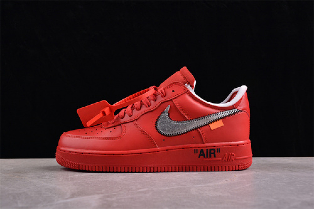 Nike [AO4297-600]-[OFF WHITE AIR FORCE 1 RED/SILVER]-[MAN:39-47.5], photo 1