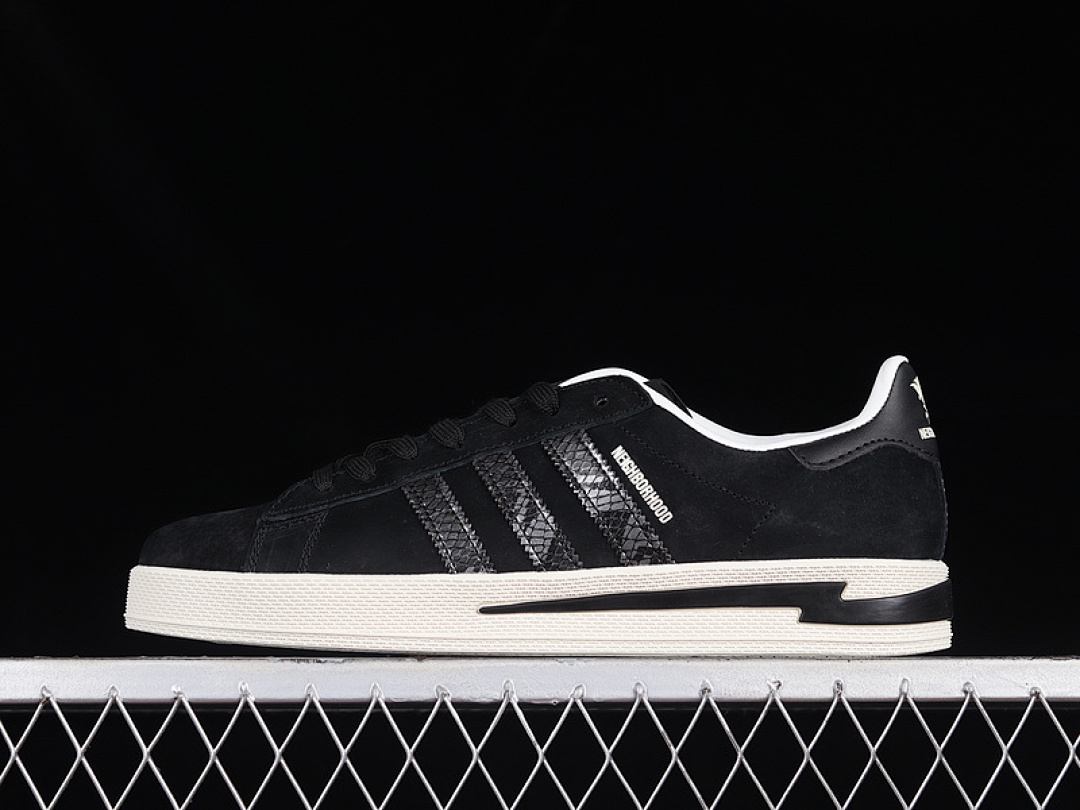 Neighborhood [GW8852]-[INVINCIBLE NEIGHBORHOOD CAMPUS 15TH ANNIVERSARY CORE BLACK/SUPPLIER COLOR/OFF (WHITE]), photo 1