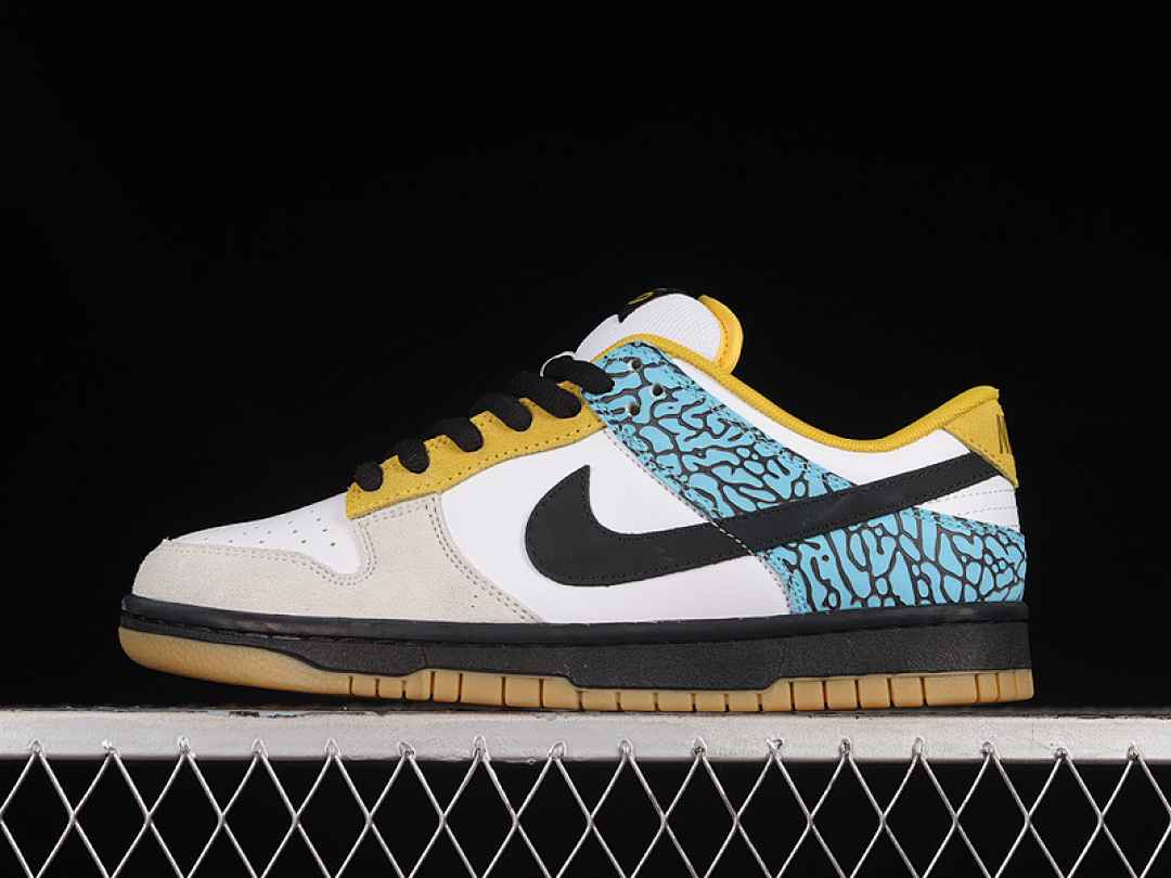 Unbranded [314142-061]-[DUNK LOW SB WHITE/BLACK/BLUE/YELLOW]-[MAN:39-45], photo 1