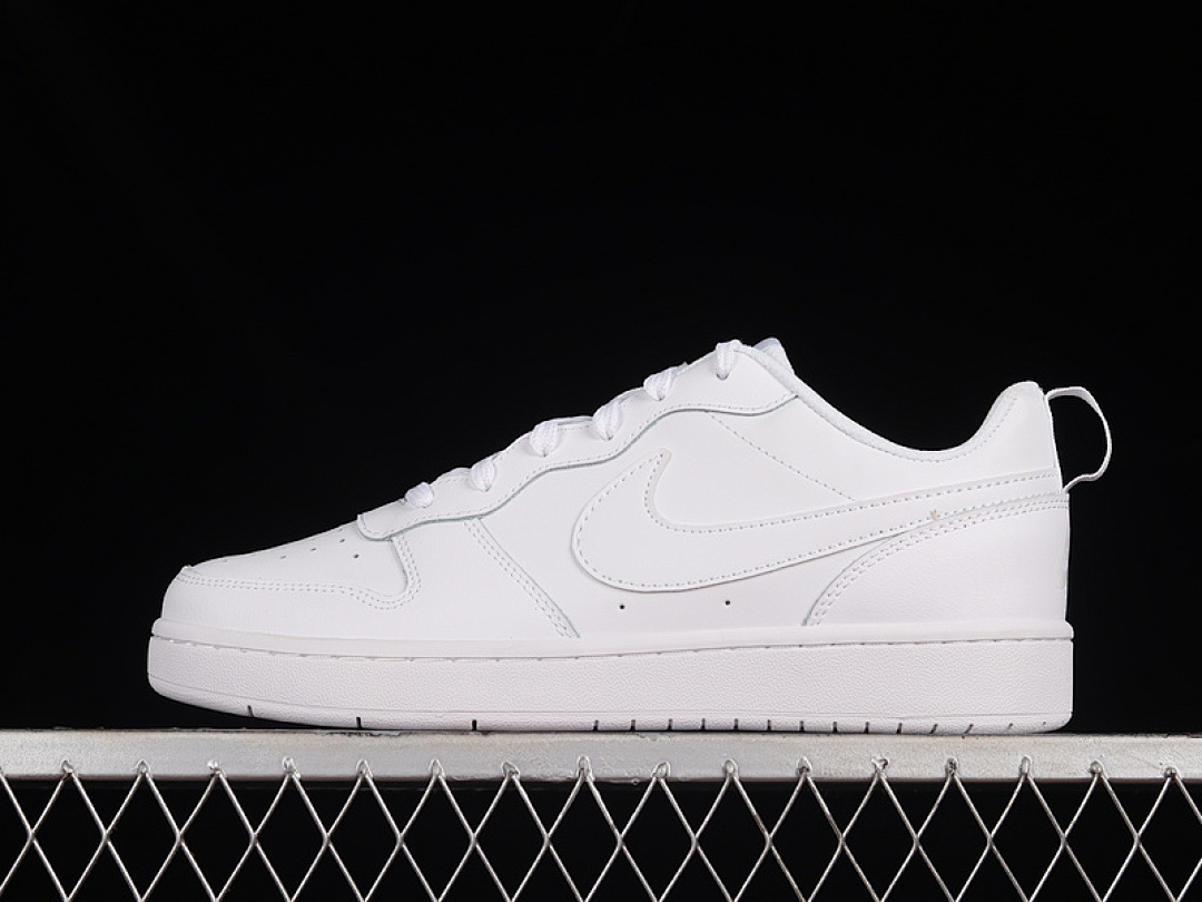 Unbranded [BQ5448-100]-[COURT BOROUGH LOW 2 GS WHITE/WHITE/WHITE]-[WOMAN:36-39]-[MAN:40-45], photo 1