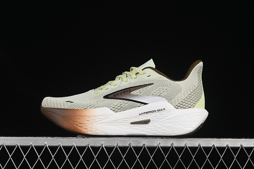 BROOKS HYPERION MAX 2 WHITE/GREEN/BROWN · 1104341D406, photo 1