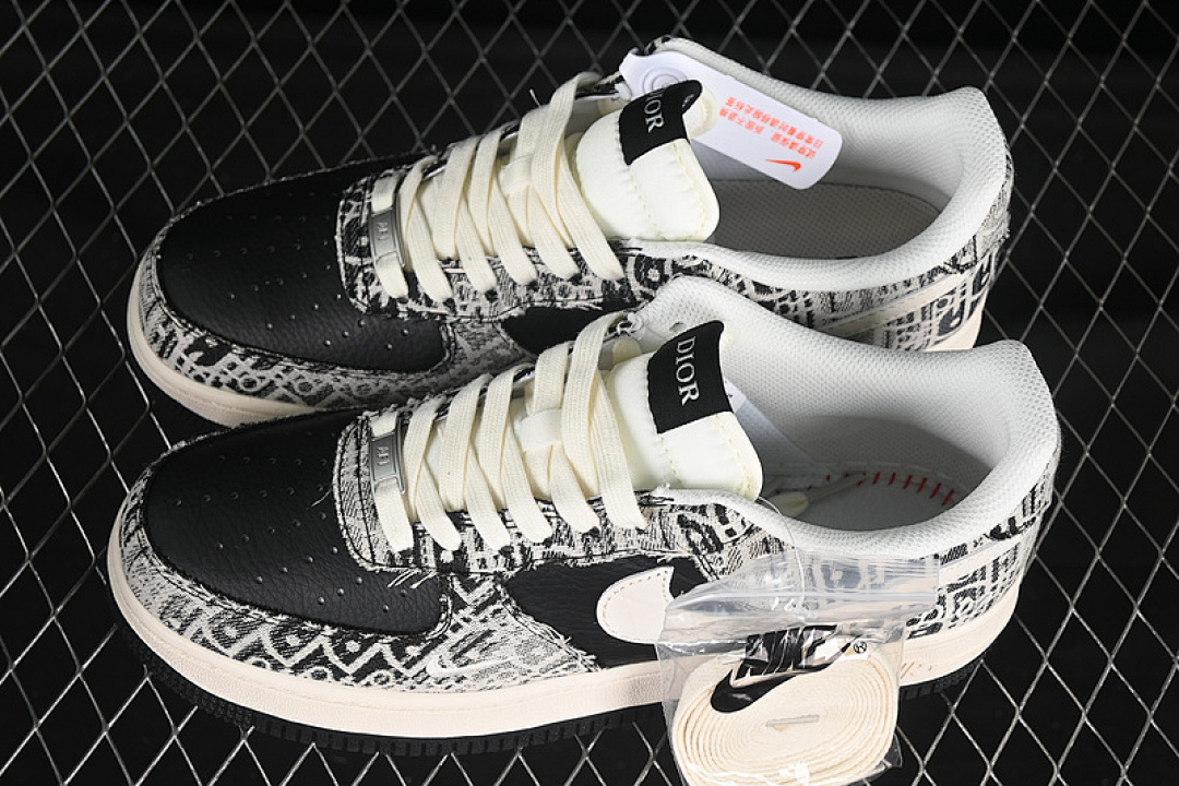 Nike [XS1958-581]-[AIR FORCE 1 07 LOW GREY/WHITE/BLACK]-[WOMAN:36-39]-[MAN:40-45] - Image 11