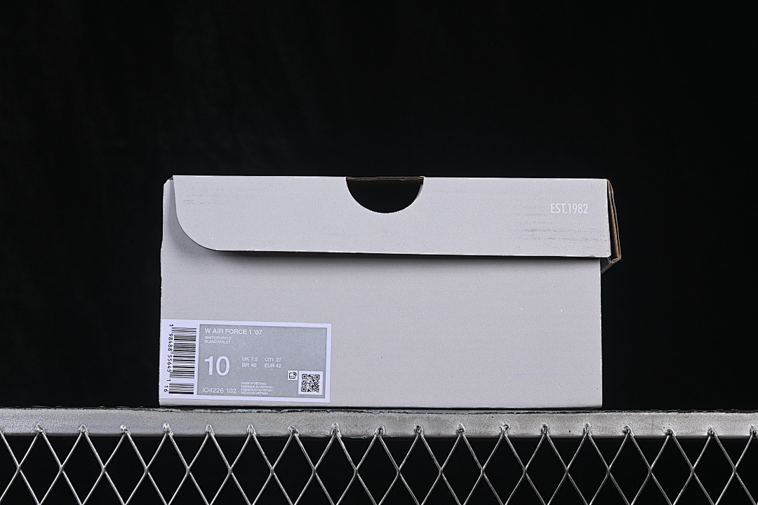 Nike [IO4226-102]-[AIR FORCE 1 07 LOW CASUAL SNEAKERS WHITE/NAVY BLUE]-[WOMAN:35.5-39]-[MAN:40-45] - Image 12