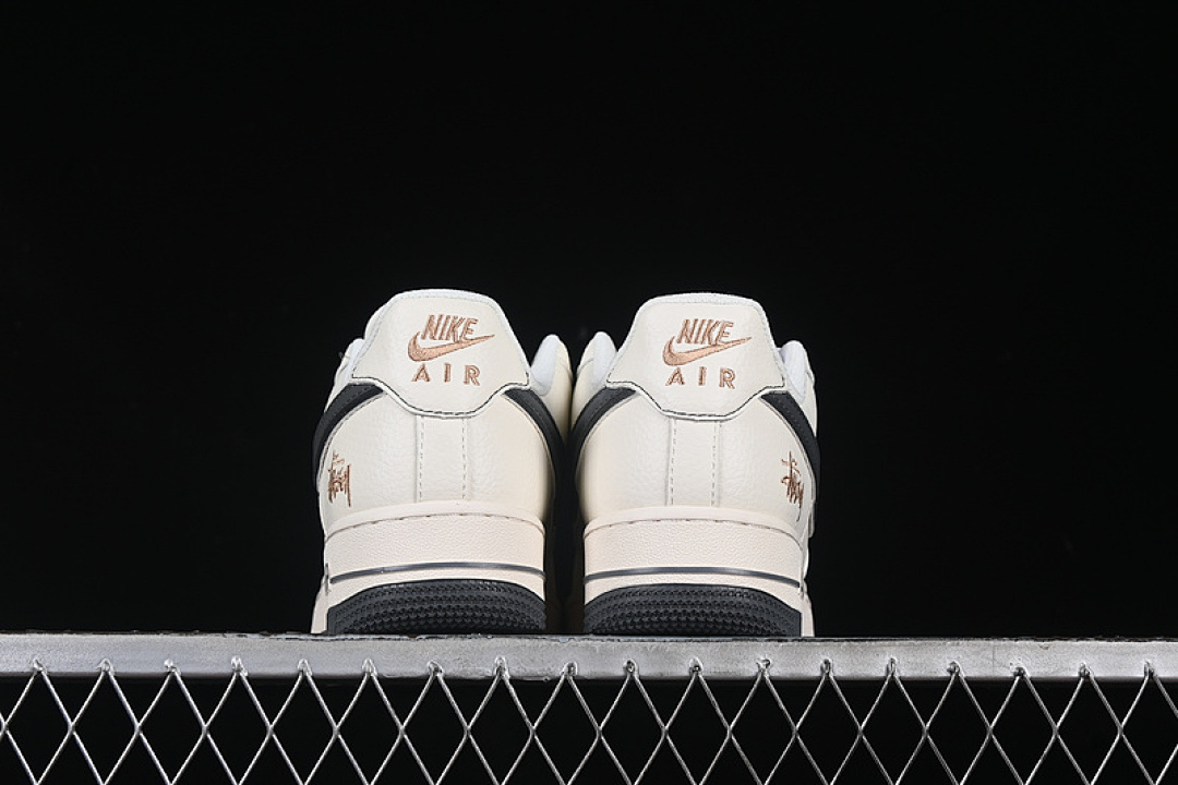 Nike [XZ6188-705]-[AIR FORCE 1 07 LOW WHITE/BEIGE/BLACK]-[WOMAN:36-39]-[MAN:40-45] - Image 14