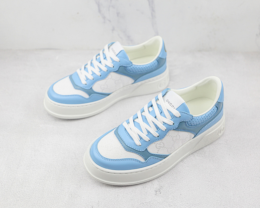 Chanel [GU*CCI SCREENER GG HIGH-TOP SNEAKER LIGHT BLUE/WHITE]-[WOMAN:35-39]-[MAN:40-44] - Image 4