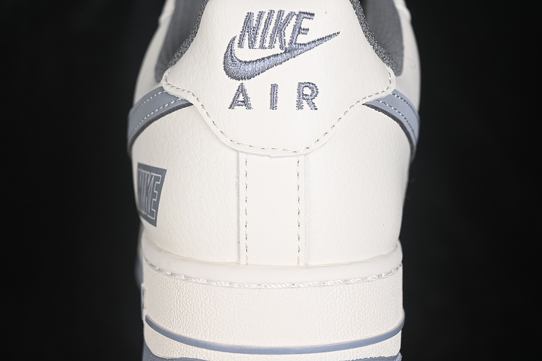 Nike [JP8028-074]-[AIR FORCE 1 07 LOW CASUAL SNEAKERS WHITE/GREY/WHITE]-[WOMAN:36-39]-[MAN:40-45] - Image 7