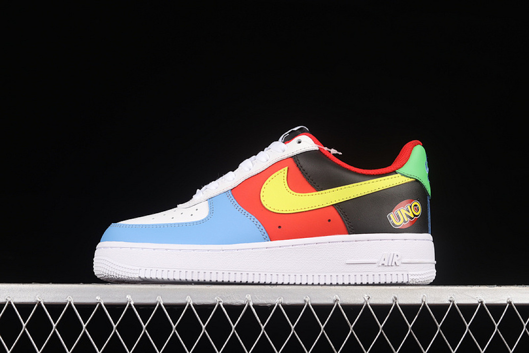 Nike [DC8887-100]-[UNO X AIR FORCE 1 LOW 50TH ANNIVERSARY WHITE/YELLOW ZEST/UNIVERSITY (RED]), photo 1