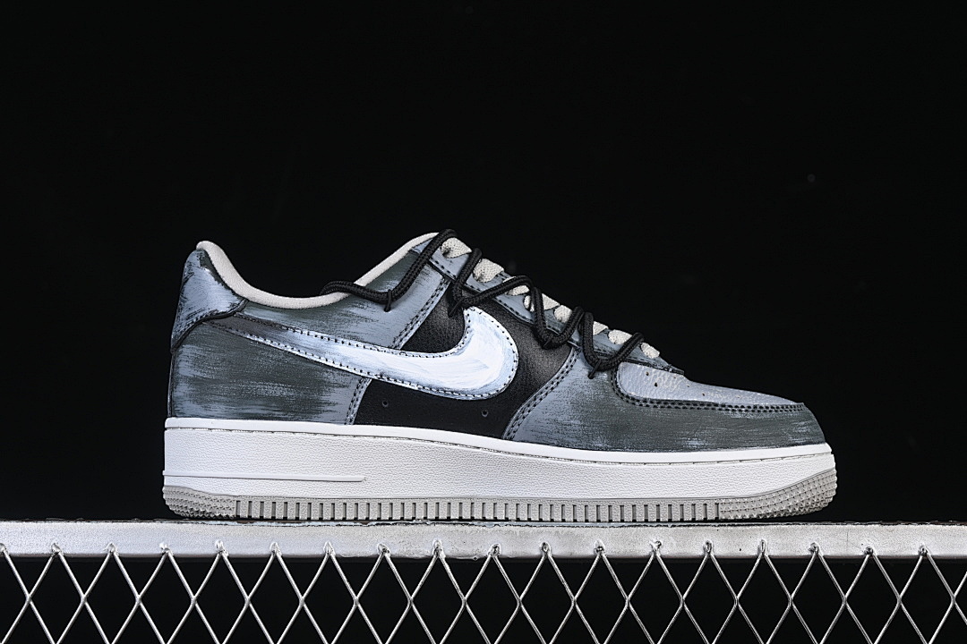 Nike [CW6871-777]-[AIR FORCE 1 07 LOW GREY/BLACK/WHITE]-[WOMAN:36-39]-[MAN:40-45] - Image 16