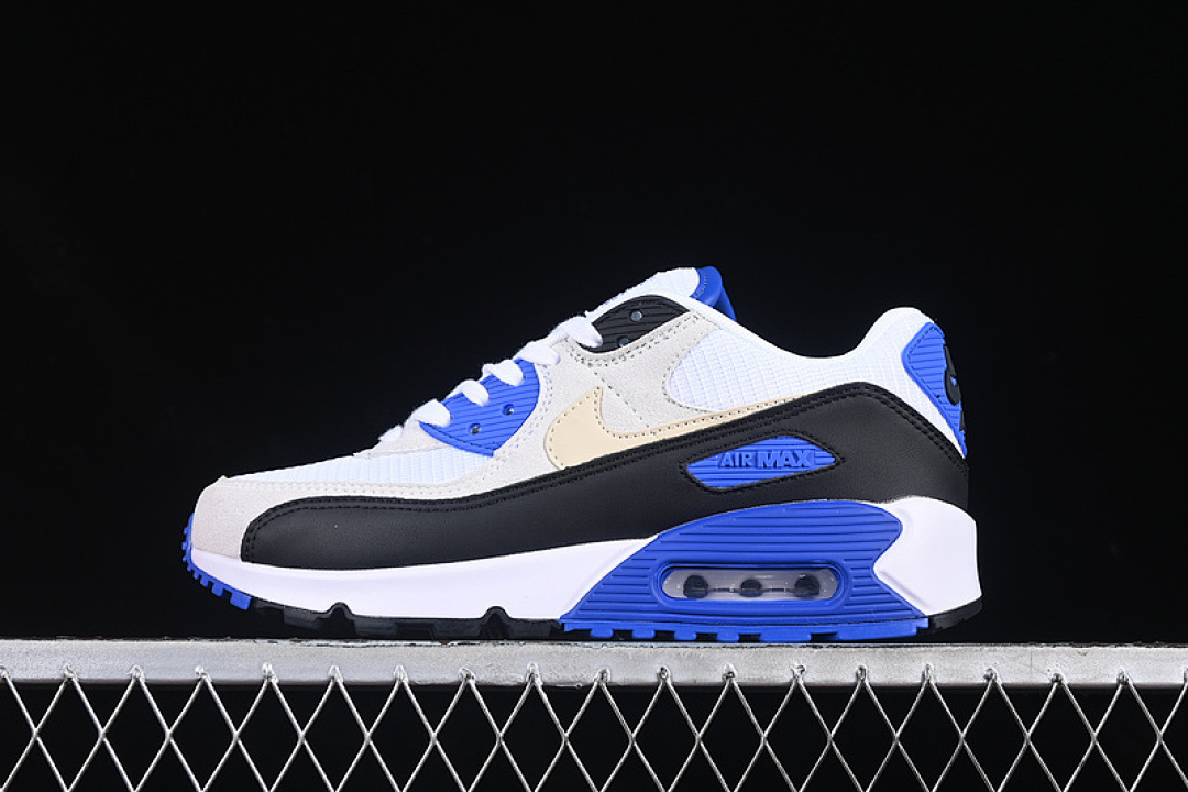 Unbranded [HF3449-100]-[AIR MAX 90 PREMIUM WHITE/RACER BLUE/KHAKI/BLACK]-[WOMAN:36-39]-[MAN:40-45], photo 1