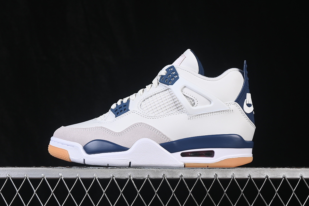 Jordan [DR5415-100]-[JORDAN 4 RETRO SB SUMMIT WHITE/NAVY/NEUTRAL GREY/GUM YELLOW/RED]-[MAN:40-48.5], photo 1